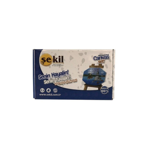 Şekil Kil Tual ve Şövale Seti KLTVL