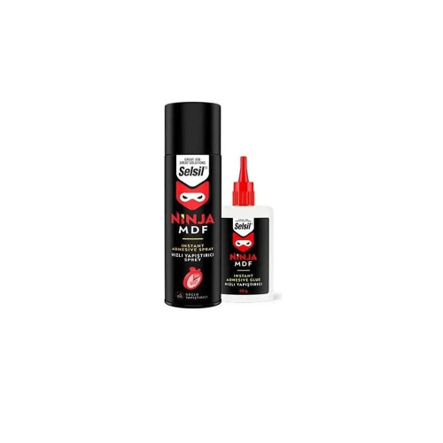 Selsil Hızlı Yapıştırıcı Ninja Mdf Hızlı Yapıştırıcı 400 ML + 100 Gram