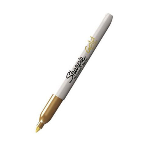 Sharpie Markör Kalem Metalik Altın Bulk 12 Li (1 Paket 12 Adet)