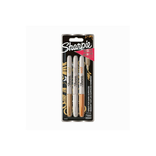 Sharpie Fine Marker Metalik Kalem Seti 3 Renk