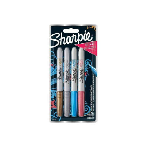 Sharpie Markör Metalik Karışık 4 Lü Blister 2067107