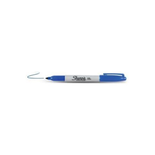 Sharpie Markör Permanent Fine Yuvarlak Uçlu Mavi (1 Kutu 12 Adet)