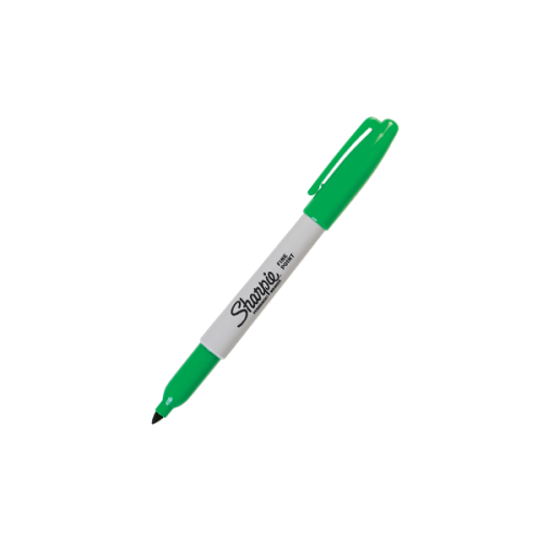 Sharpie Markör Permanent Fine Yuvarlak Uçlu Yeşil 1741834