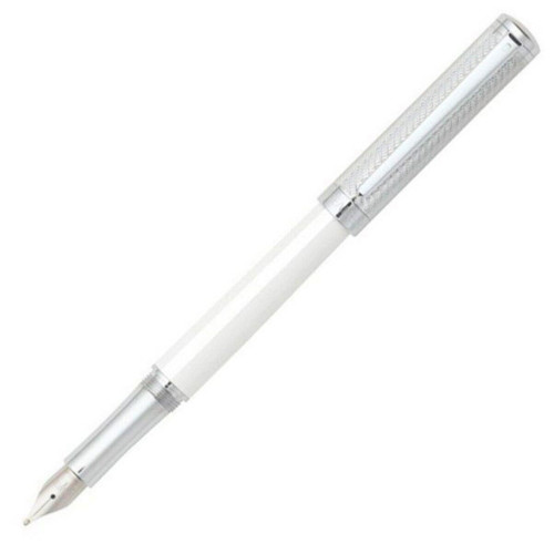 Sheaffer Dolma Kalem Intensity Kendinden Desenli Krom Kapak Ve Klips Beyaz Dolma Kalem