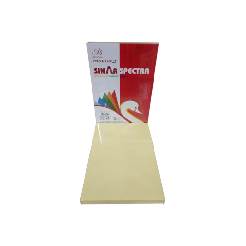 Sınar Renkli Fotokopi Kağıdı A4 80 GR Kanarya Sarı (Canary) 115 (250 Li Paket)