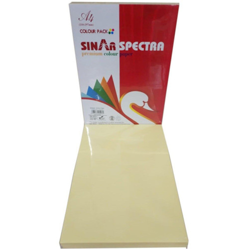Sınar Renkli Fotokopi Kağıdı A4 80 GR Kanarya Sarı (Canary) 115 (250 Li Paket)