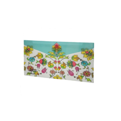 Sino Dosya Zarf Pvc Çiçek 12 Li (1 Paket 12 Adet)