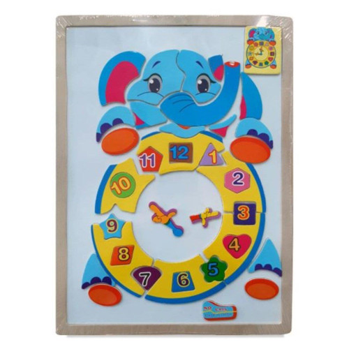 Sino Puzzle Ahşap Manyetik Saat (Karışık Model 1 Adet)