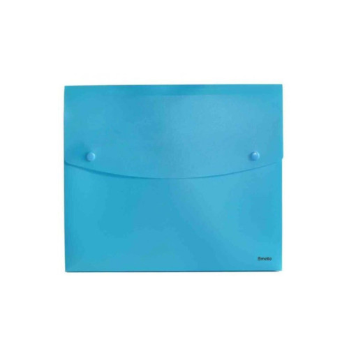 Smato Evrak Zarfı Çıtçıtlı Körüklü Mat Mavi W 4402