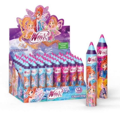 Sms Silgi Winx Club Öğrenci Silgisi (48 Li Paket)