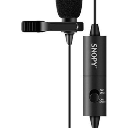Snopy SN-100M Siyah Akıllı Telefon Ve Youtuber Yaka Mikrofonu