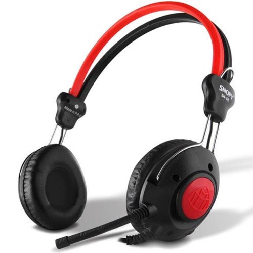 Snopy SN-58 Siyah Kırmızı Esnek Mikrofonlu Helezon Yaylı