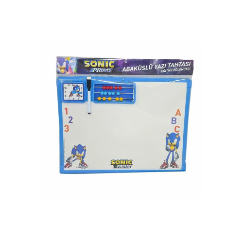 Sonic Yazı Tahtası Abaküslü 30x40 Cm Eğitici Yazı Tahtası