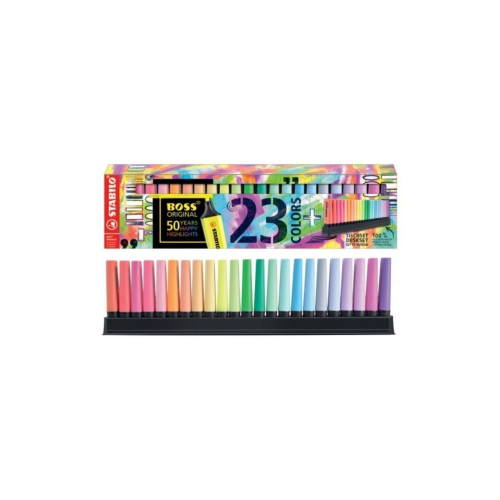 Stabilo Boss Original Pastel Renk Fosforlu Kalem 23'lü Paket