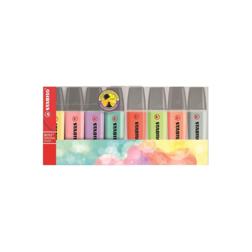 Stabilo Boss Pastel Renkler Fosforlu Kalem 8'li