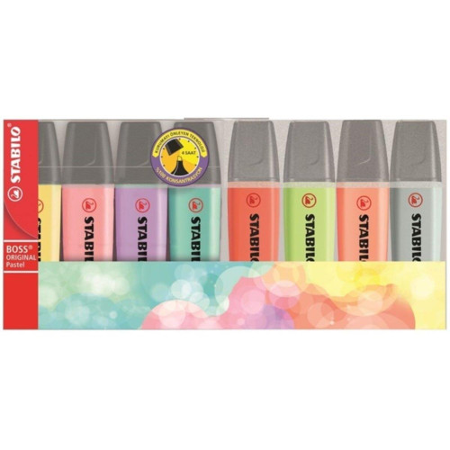 Stabilo Boss Pastel Renkler Fosforlu Kalem 8'li