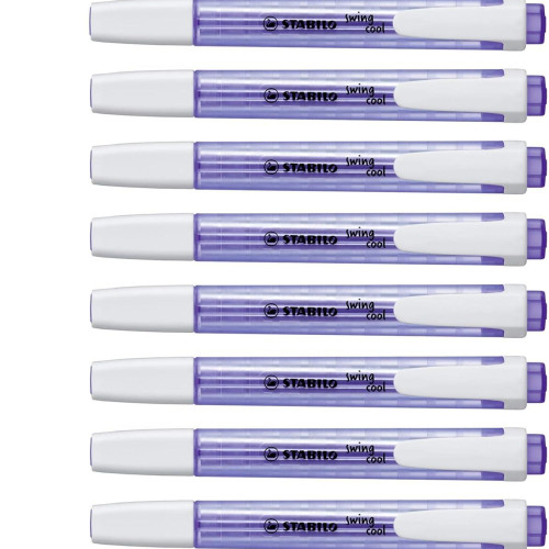 Stabilo Fosforlu Kalem Swing Cool Eflatun Fosforlu İşaretleme Kalemi (10 Lu Paket)