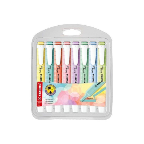 Stabilo Fosforlu Kalem Swing Cool Pastel 8 Li Pastel İşaretleme Kalemi