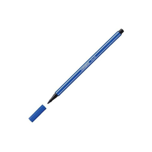 Stabilo Keçe Uçlu Boya Kalemi 1 MM Koyu Mavi 68/32 (10 Lu Paket)