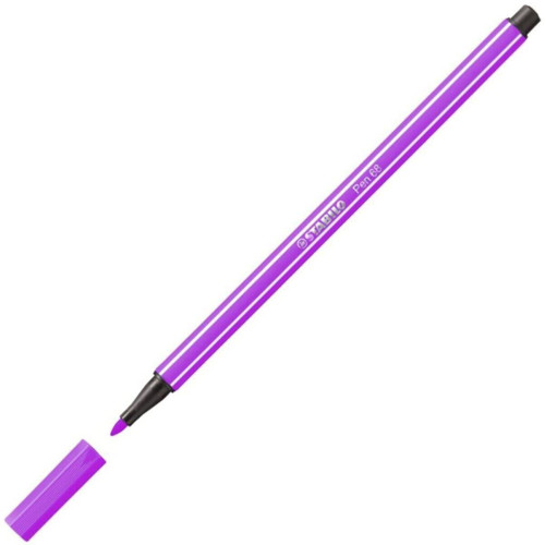 Stabilo Keçe Uçlu Boya Kalemi 1 MM Lila 68/58 (10 Lu Paket)