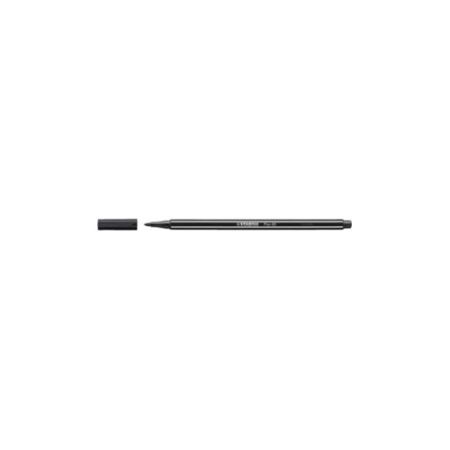Stabilo Keçe Uçlu Boya Kalemi 1 MM Siyah 68/46 (10 Lu Paket)