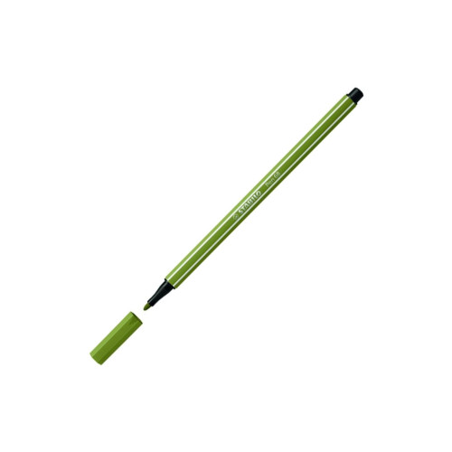 Stabilo Keçe Uçlu Boya Kalemi 1 Mm Bataklık Yeşili Keçeli Kalem (10 Lu Paket)