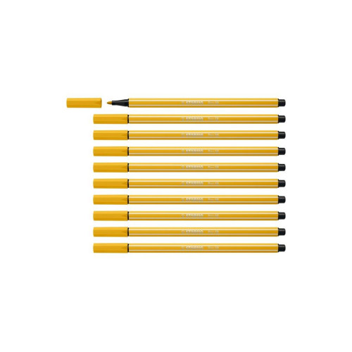 Stabilo Keçe Uçlu Boya Kalemi Köri Sarısı 68/87 (10 Lu Paket)