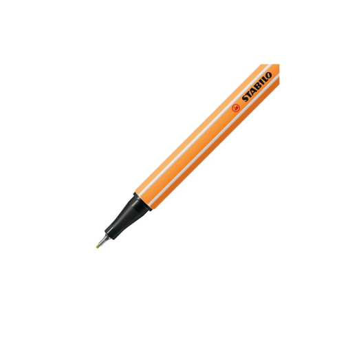Stabilo İnce Keçe Uçlu Kalem 88 Point 0.4 MM Hardal Fineliner Kalem (10 Lu Paket)