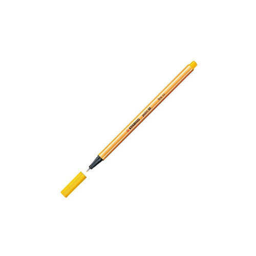 Stabilo Keçe Uçlu İnce Kalem 88 Point 0.4 MM Sarı 88/44 (10 Lu Paket)