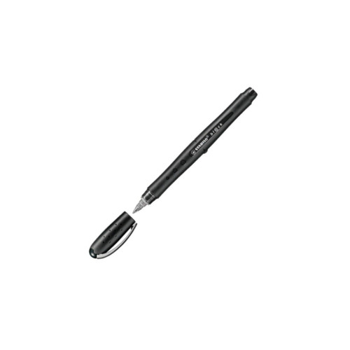Stabilo Roller Kalem Black Siyah Fine Uç Roller Kalem (10 Lu Paket)