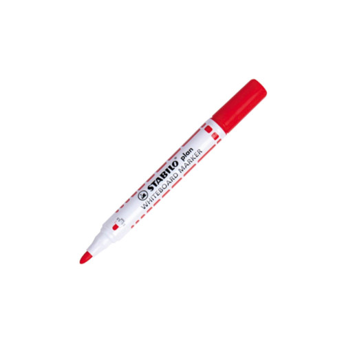 Stabilo Tahta Kalemi Plan Yuvarlak Uçlu 2.5-3.5 MM Kırmızı 641/40