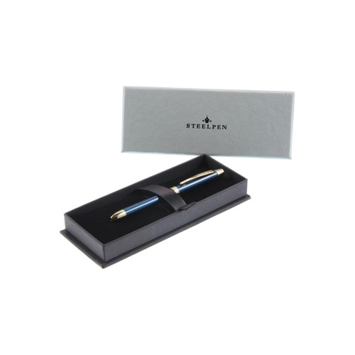 Steel Pen Fonksiyonlu Kalem 2 Tükenmez + Versatil Diplomat 0.7 MM Medalist 430 Mavi