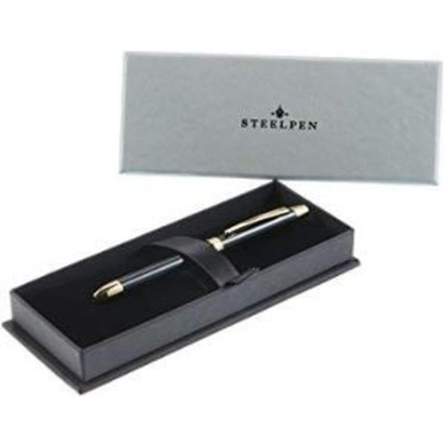 Steel Pen Fonksiyonlu Kalem 2 Tükenmez + Versatil Diplomat 0.7 MM Siyah 430-1