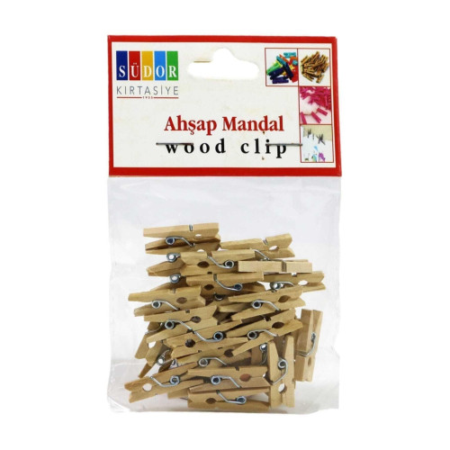 Südor Ahşap Mandal Küçük 30 LU BS100