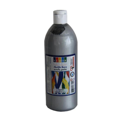 Südor Akrilik Boya 500 ML Gümüş SD1009-23