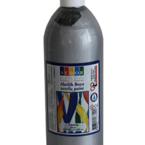 Südor Akrilik Boya 500 ML Gümüş SD1009-23