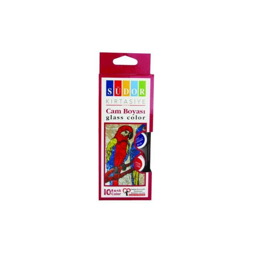 Südor Cam Boya Su Bazlı Set 10x15 ml 10 Renk