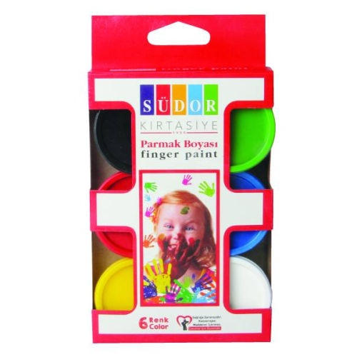 Südor Parmak Boyası Su Bazlı 30 ML 6 Renk x 30 ML