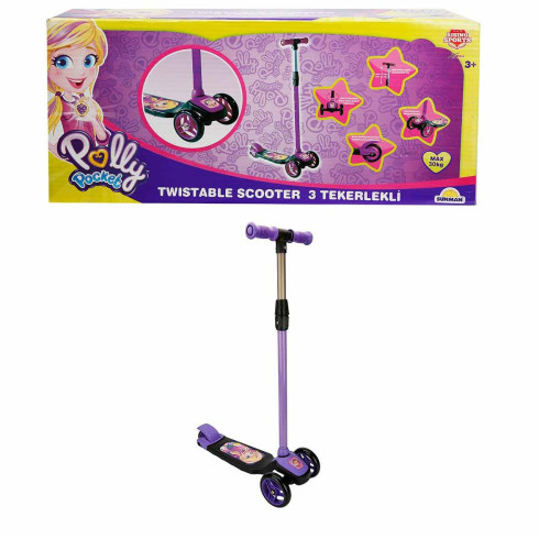 Sunman Rising Sports 3 Tekerlekli Polly Pocket Scooter