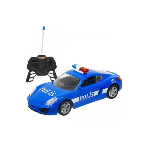 Sunman 1:20 Uzaktan Kumandalı Suncon USB Şarjlı Polis Arabası 20 Cm