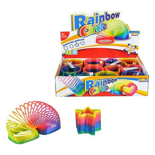 Sunman Gox Yay Rainbow Şeffaf Renkli Şekilli Stres Yayı