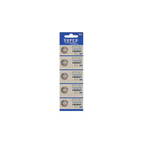 Supex Cr2025 3V Lityum 5 Li Blister Pil