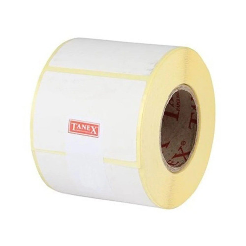 Tanex Barkod Etiketi Termal Eco 100x55 MM 40 MM Çap 500 Lü (2 Rulo)
