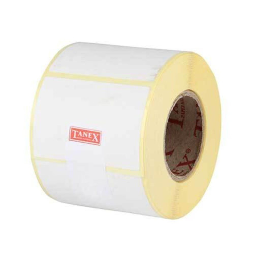 Tanex Barkod Etiketi Termal Eco 60x30 MM 40 MM Çap 1000 Lİ (8 Li Paket)