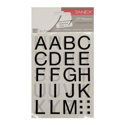 Tanex Harf Etiketi 24 MM Regular Harf Etiketi (10 Lu Paket)