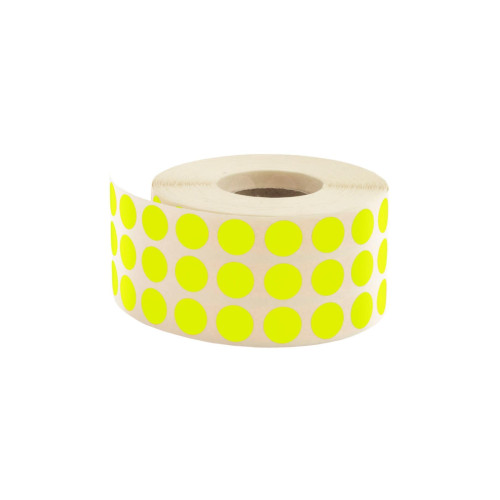 Tanex Nokta Etiketi 10 MM Sarı 5000 Li (6 Rulo)