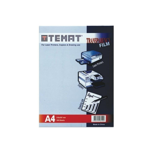 Temat Fotokopi Asetati A4 100 Micron (100 Lü Paket)
