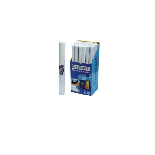 Temat Asetat Yapışkanlı Rulo 45 CM x 2 MT Şeffaf 10350