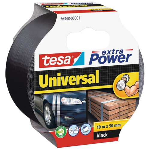 Tesa Bant Power Extra Güçlü Çok Amaçlı 10x50 Siyah 56348-00001-05