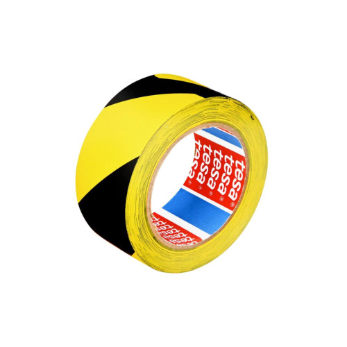 Tesa İkaz Bandı Yer İşaretleme Çizgili Sarı-Siyah 33x50 60760-00093-15